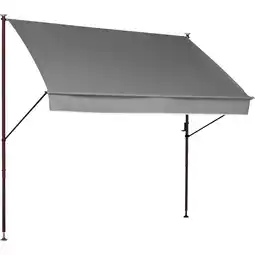 toom Baumarkt Angerer Freizeitmöbel Klemmmarkise 'Style' granit 350 x 150 cm Angebot