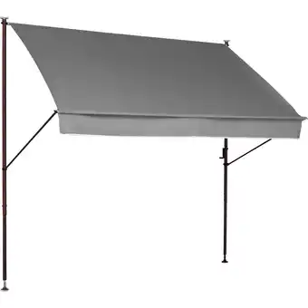 toom Baumarkt Angerer Freizeitmöbel Klemmmarkise 'Style' granit 350 x 150 cm Angebot
