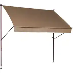 toom Baumarkt Angerer Freizeitmöbel Klemmmarkise 'Style' taupe 250 x 150 cm Angebot