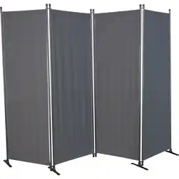 toom Baumarkt Angerer Freizeitmöbel Paravent 4-teilig Bezug Swingtex Polyacryl dunkelgrau 165 x 228 cm Angebot