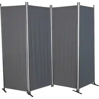 toom Baumarkt Angerer Freizeitmöbel Paravent 4-teilig Bezug Swingtex Polyacryl dunkelgrau 165 x 228 cm Angebot