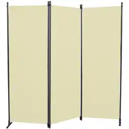 toom Baumarkt Angerer Freizeitmöbel Paravent 3-teilig Bezug Polyethylen beige 165 x 171 cm Angebot