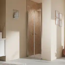 toom Baumarkt Breuer Pendeltür für Nische 'Elana 2.0' chromfarben 90 x 200 cm Angebot