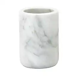 toom Baumarkt Spirella Zahnputzbecher 'Sana' Marmor grau-weiß Ø 7 x 10,5 cm Angebot