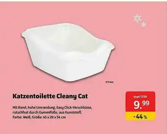 Das Futterhaus Katzentoilette Cleany Cat Angebot