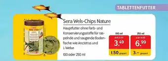 Das Futterhaus Sera Wels-chips Nature Angebot