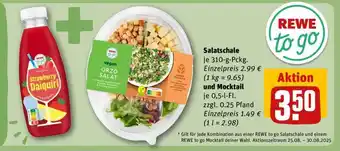 REWE Salatschale und Mocktail Angebot