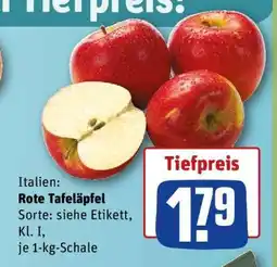 REWE Rote Tafeläpfel Angebot
