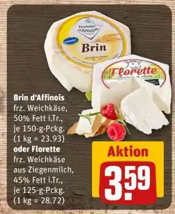REWE Brin d'Affinois oder Florette Angebot
