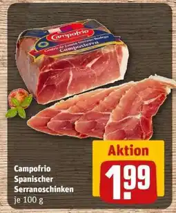 REWE Campofrio Spanischer Serranoschinken Angebot