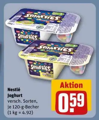 REWE Nestlé Joghurt Angebot