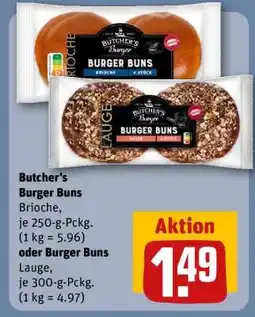 REWE Butcher's Burger Buns Angebot