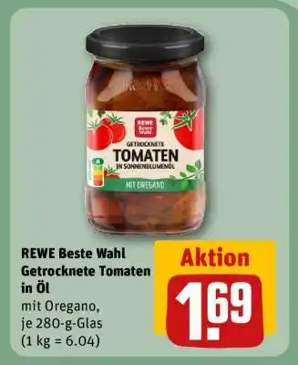 REWE REWE Beste Wahl Getrocknete Tomaten in Öl Angebot
