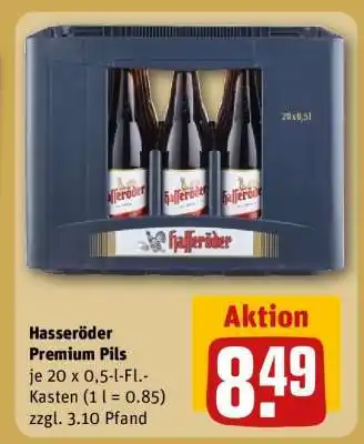 REWE HASSERÖDER Premium Pils Angebot