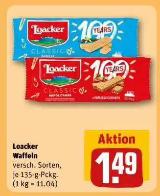 REWE Loacker Waffeln Angebot