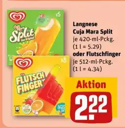 REWE Langnese Cuja Mara Split oder Flutschfinger Angebot