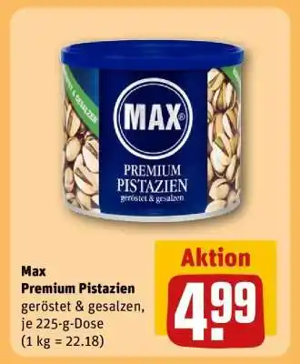REWE Max Premium Pistazien Angebot