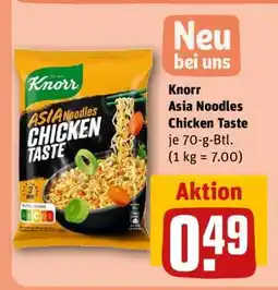 REWE Knorr Asia Noodles Chicken Taste Angebot