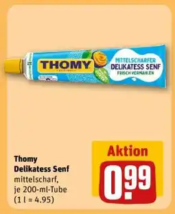 REWE Thomy Delikatess Senf Angebot