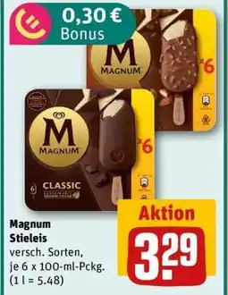 REWE MAGNUM Stieleis Angebot