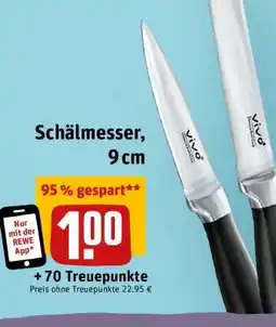 REWE Schälmesser, 9 cm Angebot