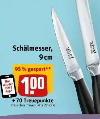 REWE Schälmesser, 9 cm Angebot
