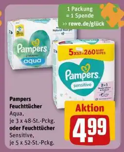 REWE PAMPERS Feuchttücher Angebot
