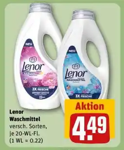REWE Lenor Waschmittel Angebot