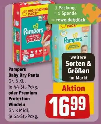 REWE PAMPERS Baby Dry Pants Angebot