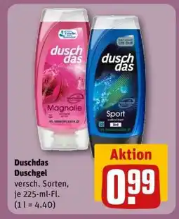 REWE DUSCHDAS Duschgel Angebot