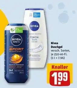 REWE Nivea Duschgel Angebot