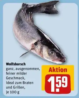 REWE Wolfsbarsch Angebot