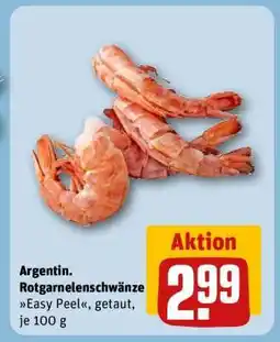 REWE Argentin. Rotgarnelenschwänze Angebot