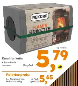 Globus Baumarkt REKORD Kaminbriketts Angebot