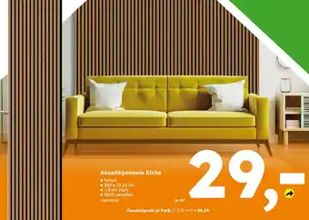 Globus Baumarkt Akustikpaneele Eiche Angebot