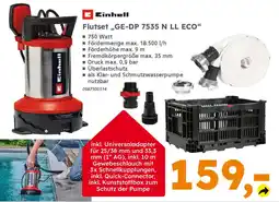 Globus Baumarkt Einhell Flutset ,,GE-DP 7535 N LL ECO" Angebot