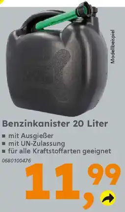 Globus Baumarkt Benzinkanister 20 Liter Angebot