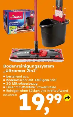 Globus Baumarkt vileda Bodenreinigungssystem ,,Ultramax 2in1" Angebot