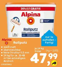 Globus Baumarkt Alpina Rollputz Angebot