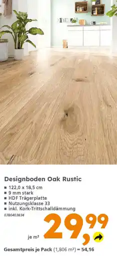 Globus Baumarkt Designboden Oak Rustic Angebot