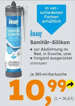 Globus Baumarkt KNAUF Sanitär-Silikon Angebot