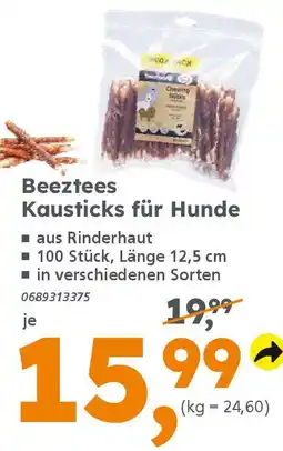 Globus Baumarkt Beeztees Kausticks für Hunde Angebot
