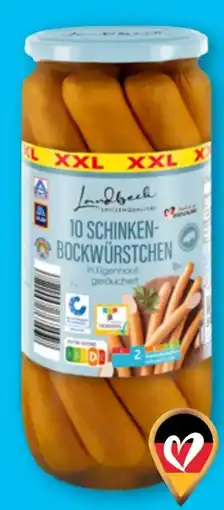 Aldi Nord Landbeck Schinken-Bockwürstchen XXL Angebot