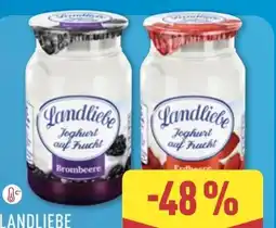Aldi Nord Landliebe Joghurt auf Frucht Angebot