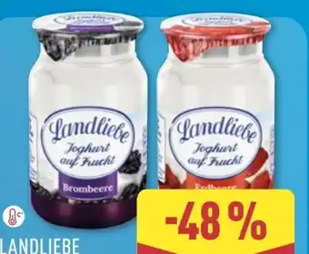 Aldi Nord Landliebe Joghurt auf Frucht Angebot