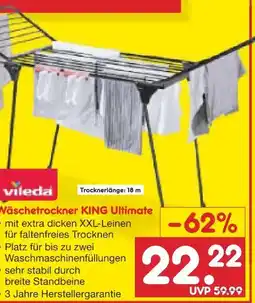 Netto Marken-Discount Vileda Wäscheständer King Ultimate Angebot