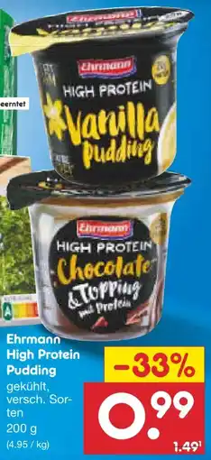 Netto Marken-Discount Ehrmann High Protein Chocolate & Topping Angebot