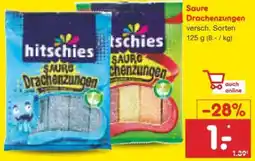 Netto Marken-Discount Hitschler Hitschies Saure Drachenzungen Angebot