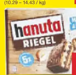Netto Marken-Discount Ferrero Hanuta Riegel Angebot