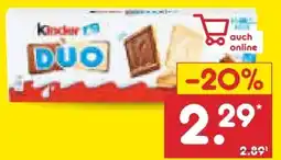 Netto Marken-Discount Ferrero Kinder Duo Angebot